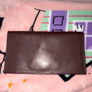 Coach vintage check cover Brown Leather